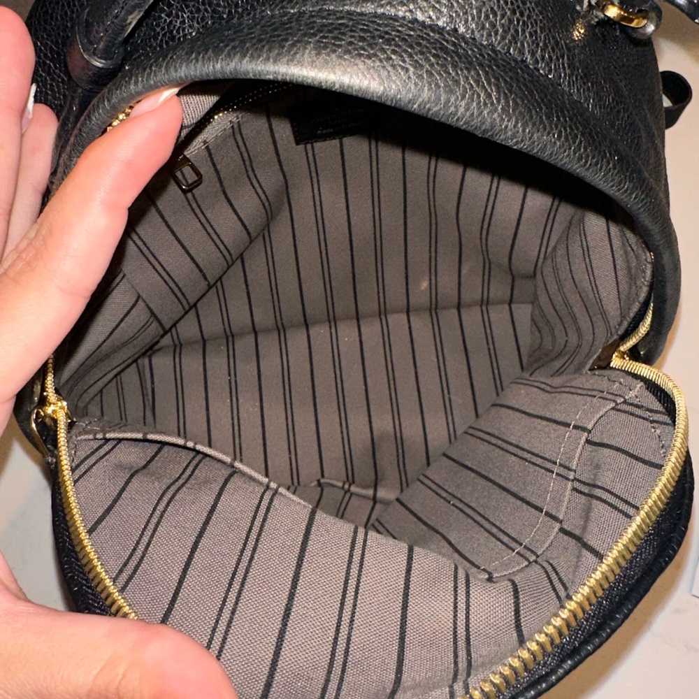Louis Vuitton Sorbonne Black Empreinte Backpack - Picture 6 of 14